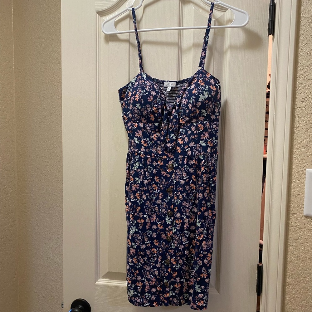 EUC A.U.W. floral mini dress